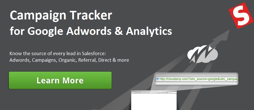Campaign Tracker for Google Adwords and Analytics: Easily track every lead source in Salesforce.